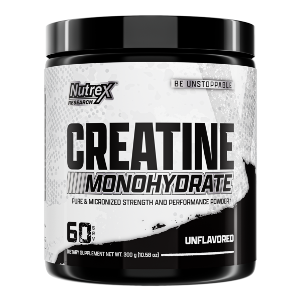 Nutrex Research Creatine Monohydrate Pure Micronized Unflavored 60 Servings 300g