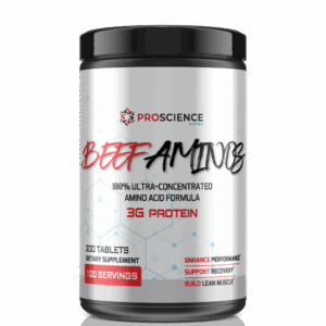 ProScience Nutra Beef Aminos 100% Ultra-Concentrated Amino Acid Formula 3g Protein 300 Tablets
