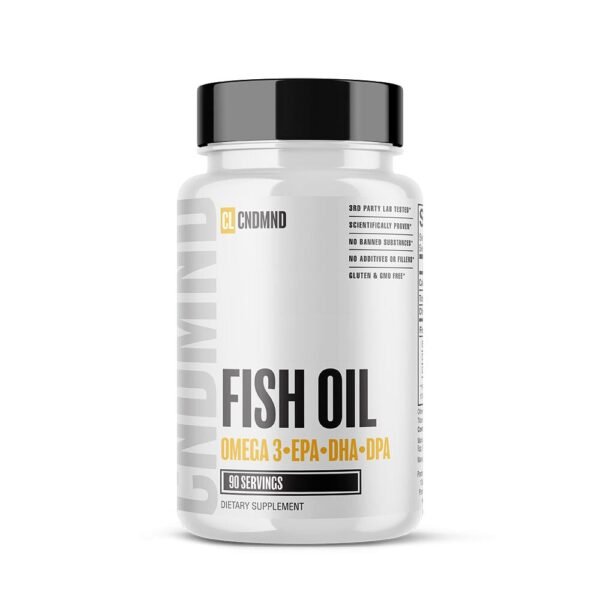 CNDMND Fish Oil Omega 3 EPA DHA DPA 90 Servings