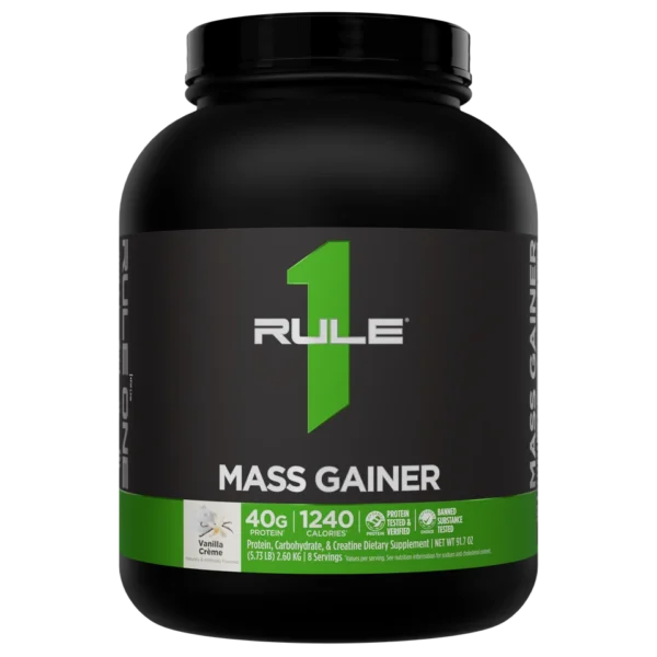 Rule 1 R1 Mass Gainer Vanilla Creme 5.73lb