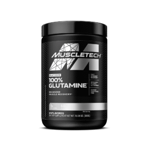 MuscleTech Platinum 100% Glutamine Enhanced Muscle Recovery Unflavored 300g 60 Servings